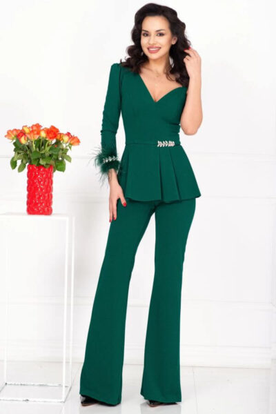 salopeta verde pentru valentines day